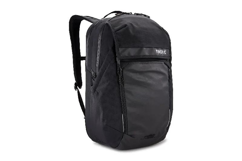 backpacks for commuters with laptop compartment-Backpacks for freezing weather-THULE Water Resistant Paramount 27L commuter backpack with laptop sleeve