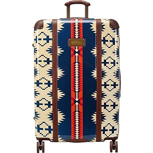 suitcase with customizable compartments-suitcase with firm padding-Pendleton Luggage Spider Rock 29" Spinner Upright (Navy)