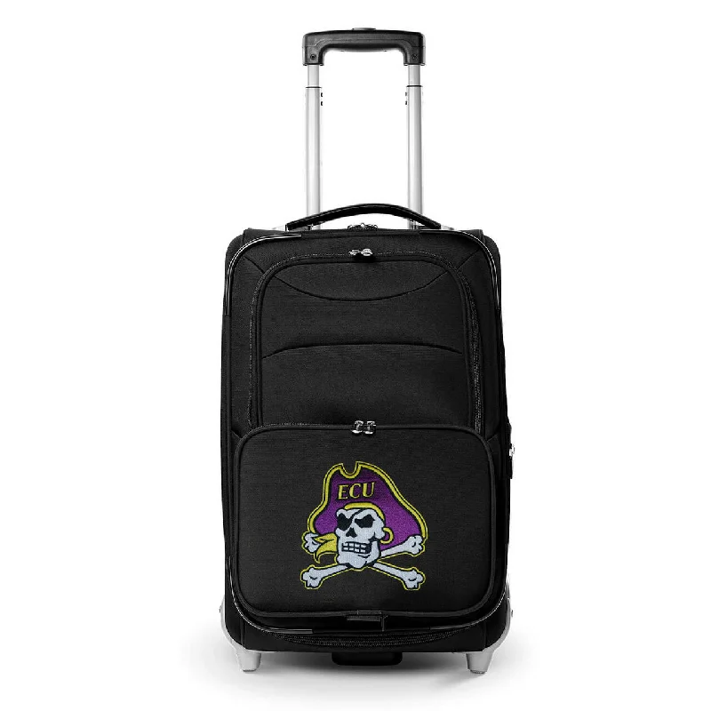 suitcase with sturdy telescopic handle-suitcase for hill travel-Pirates Carry On Luggage | East Carolina Pirates Rolling Carry On Luggage