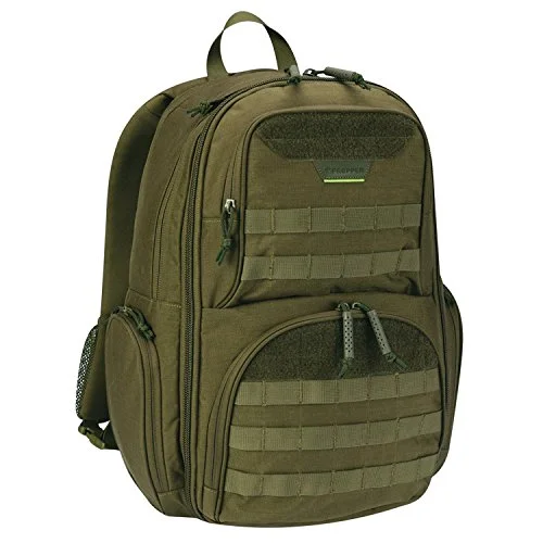 high-tech urban backpack with smart features -Customizable backpack-Propper Expandable Nylon Backpack, Olive Green, One Size