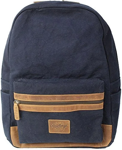 backpack with built-in charging cable -Cheap backpack-Rawlings Men'S Backpack, Navy, One Size