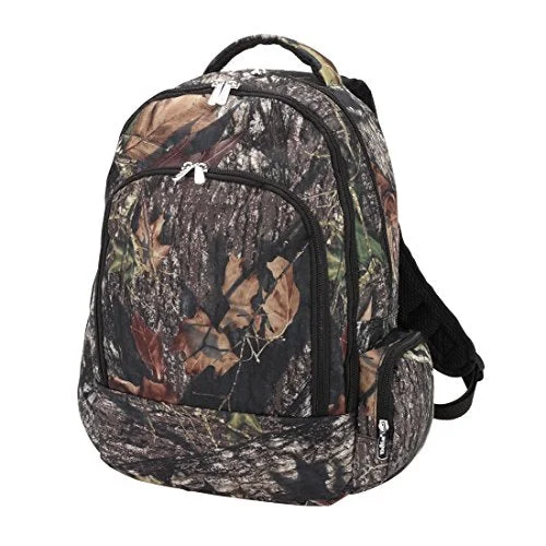 comfortable travel backpack for long trips -Compact backpack for trekking-Reinforced  Water Resistant Backpack (Blank, Woods Camo)