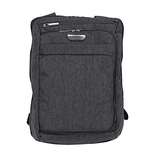 laptop backpack with multiple USB ports -Backpack for inlet trips-Ricardo Beverly Hills Coastal Backpack, Slate Gray, One Size