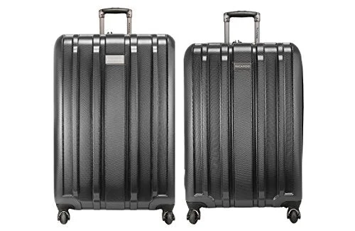 suitcase with interchangeable wheel options-suitcase with durable handle-Ricardo Beverly Hills Yosemite 2 Piece Spinner Luggage Set | 25 And 29 Grey