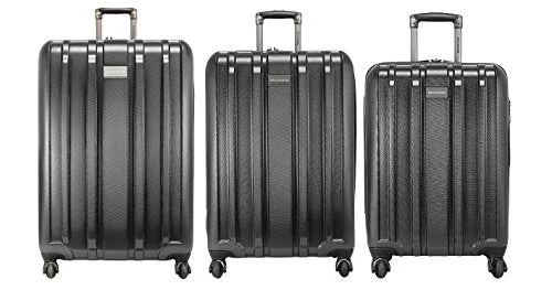 suitcase that’s designed for optimal weight distribution-suitcase with strong lock-Ricardo Beverly Hills Yosemite 3 Piece Spinner Luggage Set | 21, 25 And 29, Grey