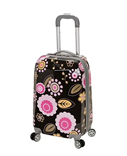 suitcase for first-time travelers-suitcase with durable stitching-Rockland Luggage 20 Inch Polycarbonate Carry On Luggage, Pucci, One Size