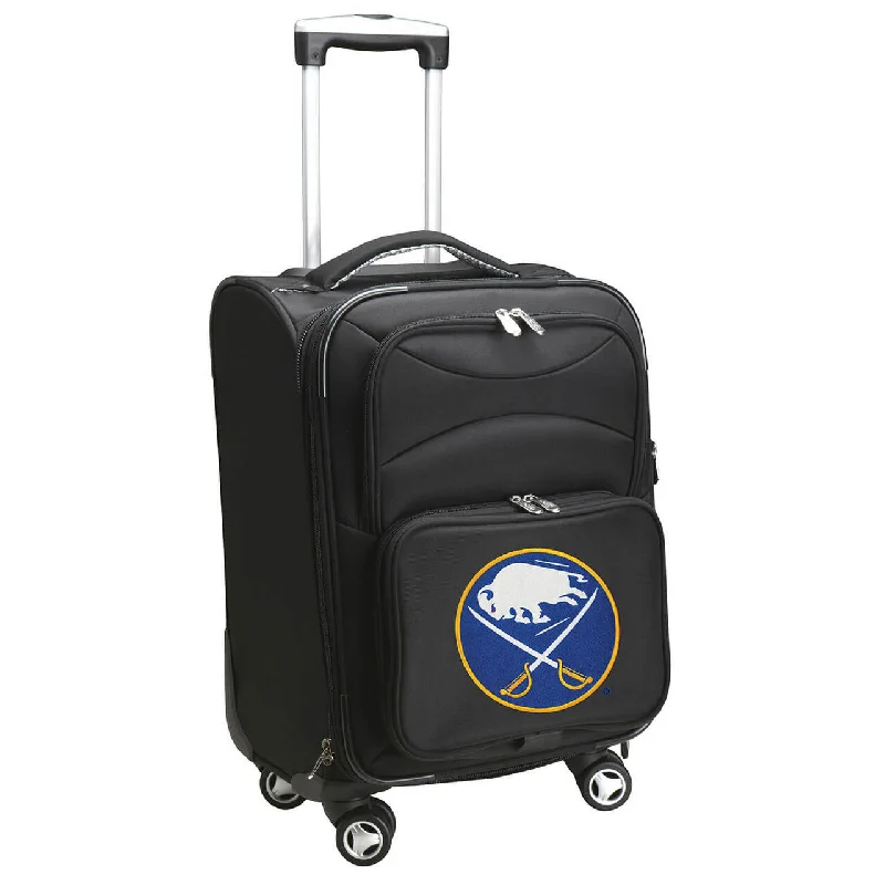 suitcase for traveling with a minimalist wardrobe-suitcase packing for sunny days-Sabres Luggage | Buffalo Sabres 21" Carry-on Spinner Luggage