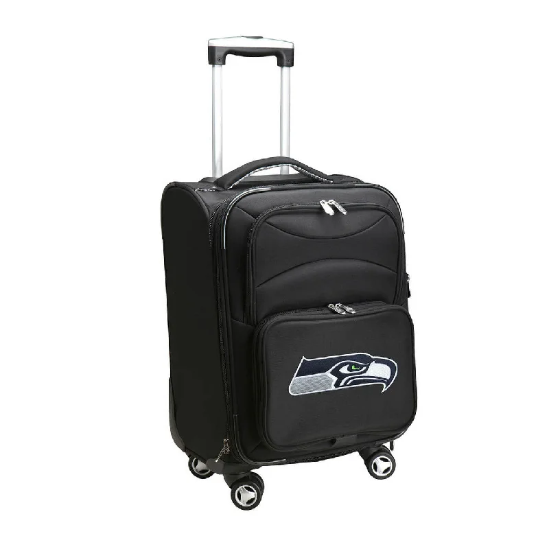 suitcase for compact storage in small apartments-suitcase for city trip-Seahawks Luggage | Seattle Seahawks 21" Carry-on Spinner Luggage