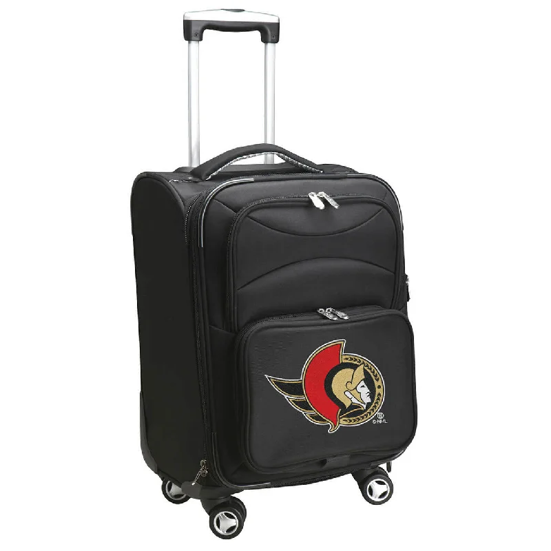 suitcase for people who love spontaneous travel-suitcase packing for mild days-Senators Luggage | Ottawa Senators 21" Carry-on Spinner Luggage