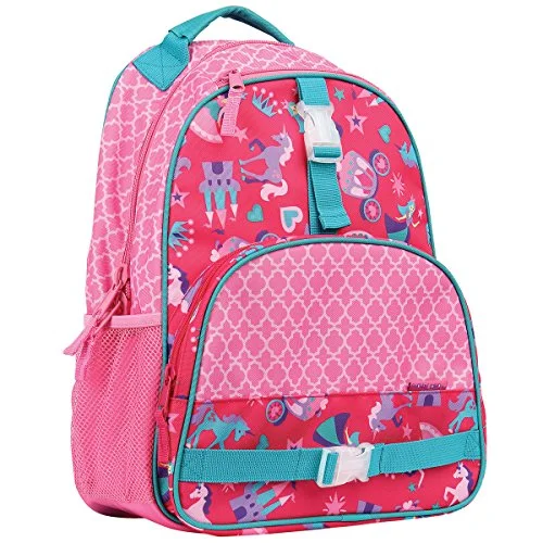 fashionable designer backpack for work -Waterproof backpack-Stephen Joseph All Over Print Backpack, Princess