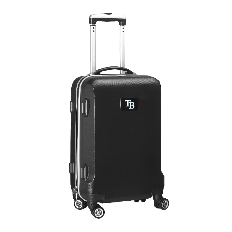 suitcase for digital creators-suitcase with glide rolling-Tampa Bay Rays 20" Hardcase Luggage Carry-on Spinner