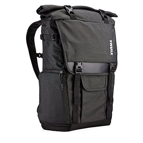 ultra-lightweight waterproof backpack -Backpack with solar panel-Thule Covert Dslr Rolltop Backpack