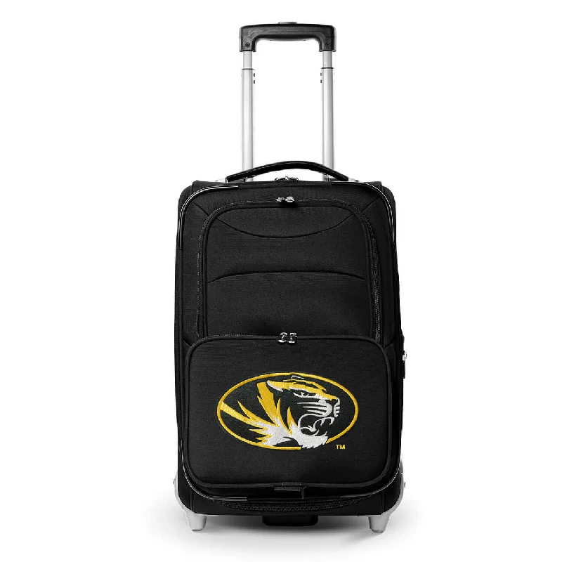 suitcase that’s easy to clean and maintain-suitcase for heavy luggage-Tigers Carry On Luggage | Missouri Tigers Rolling Carry On Luggage