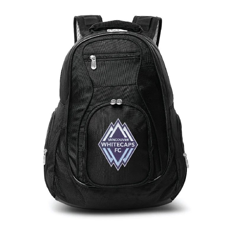 backpacks for executives with premium leather finish-Backpacks for skiing trips-Vancouver Whitecaps FC 19" Premium Laptop Backpack