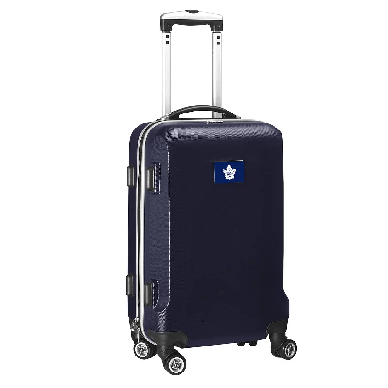 suitcase for stress-free unpacking-suitcase with extendable handle-Toronto Maple Leafs 20" Hardcase Luggage Carry-on Spinner