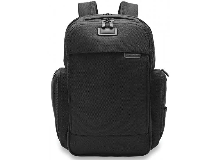 backpacks for tourists with easy-to-reach compartments-Backpacks for weekend trips-Briggs & Riley Baseline Traveler Backpack-  BL300