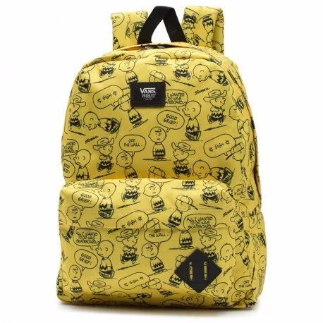 best backpack for carrying essentials -Stylish backpack for outdoor-Vans M Old Skool Ii Backpack Charlie Brown Back Bag