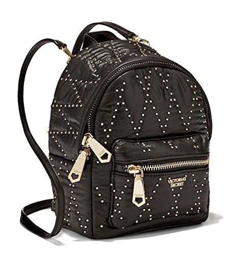 clear stadium-approved backpack -Durable backpack for adventures-Victoria'S Secret Mini Backpack Black