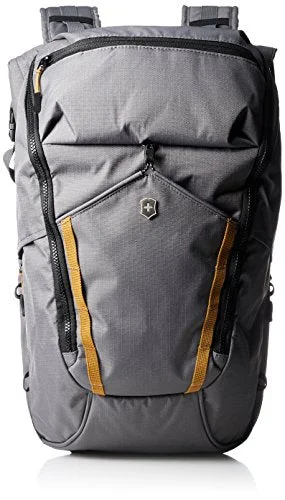 rugged daypack for extreme conditions -Backpack for quick hikes-Victorinox Altmont Active Deluxe Rolltop Laptop Backpack, Grey, One Size