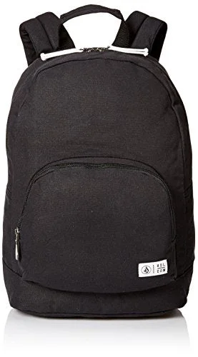 high-volume expandable backpack for extended trips -Backpack for rugged terrain-Volcom Women'S Schoolyard Canvas Backpack