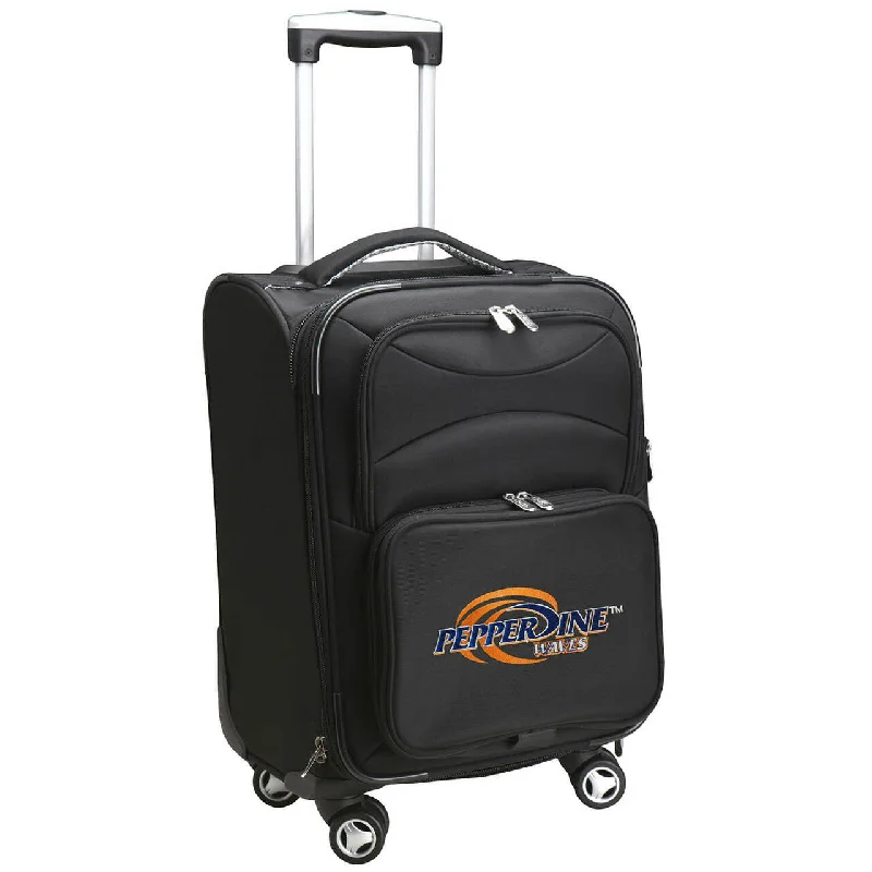 suitcase with a lightweight yet tough shell-suitcase for mild weather-Waves Luggage | Pepperdine Waves 21" Carry-on Spinner Luggage