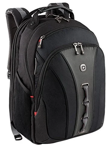 lightweight backpack for ultralight hikers -Compact hiking backpack-Wenger The Legacy Notebook Carrying Backpack, 16", Black/Gray (Wa-7329-14F00)