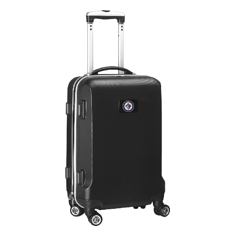 suitcase for carrying extra gifts-suitcase for large gear-Winnipeg Jets 20" Hardcase Luggage Carry-on Spinner