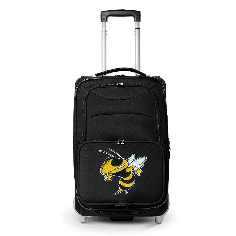 suitcase with best zipper security-suitcase repair ideas-Yellow Jackets Carry On Luggage | Georgia Tech Yellow Jackets Rolling Carry On Luggage