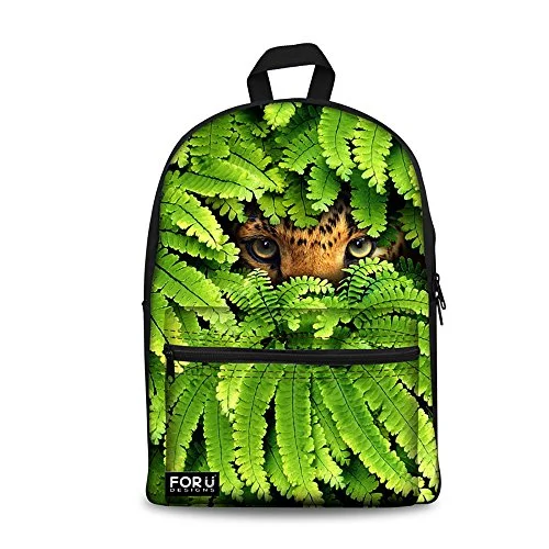 best backpack for carrying baby essentials -Backpack for stream trips-Youngerbaby Male Backpack Animal Print Fashion School Bag For Teen Boys